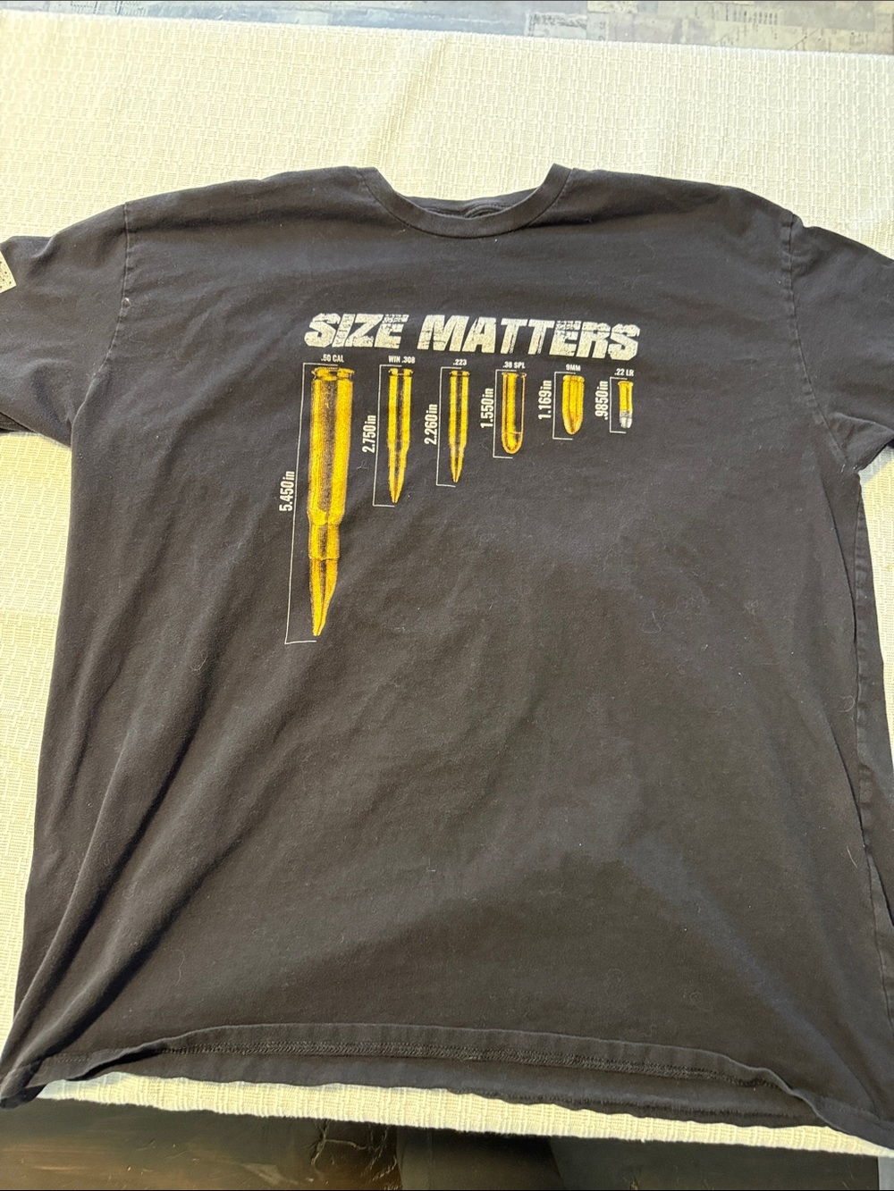 Grunt Style Black T-Shirt with White and Yellow Graphic